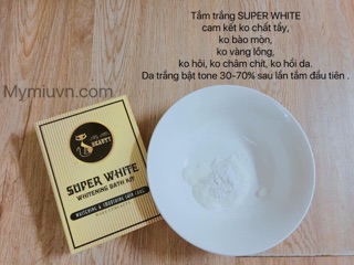3 SET TẮM TRẮNG CẤP TỐC  SUPER WHITE  MY MIU