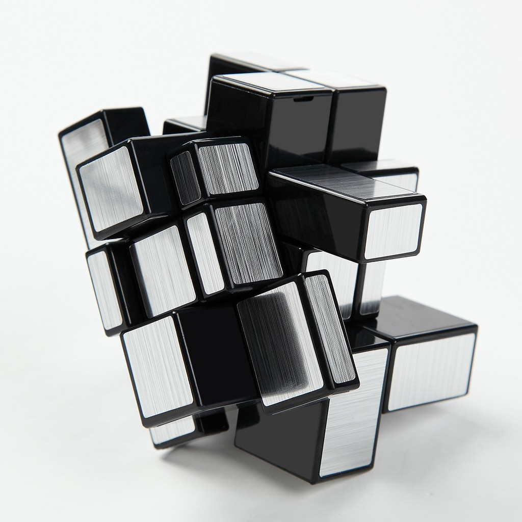 Rubik Mirror 3x3 (Màu Bạc) Moyu Meilong - Rubik Gương 3x3 (Rubik Biến Thể Siêu Trí Tuệ)