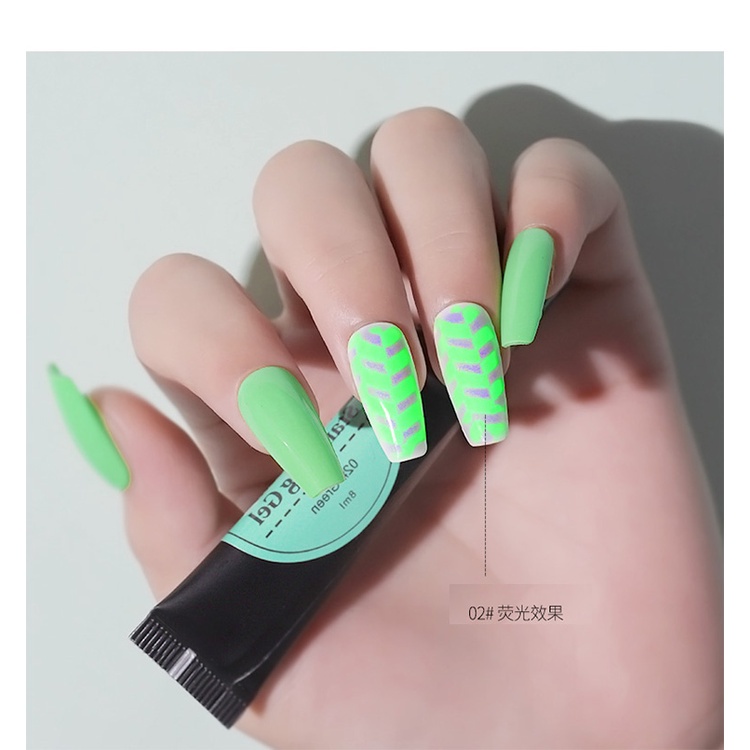 1 Lọ Gel Sơn Móng Tay Dạ Quang Dùng Trang Trí Móng Tay Nghệ Thuật