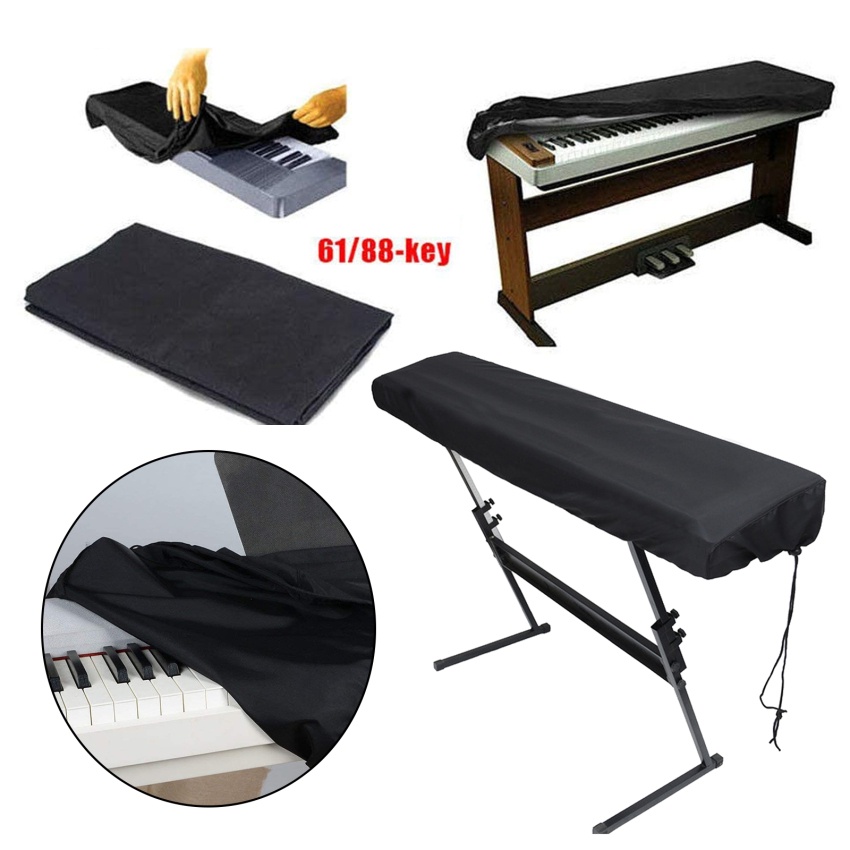 Vải Bọc Bàn Phím Đàn piano Chống Bụi Co Giãn Có Dây Rút Bảo Vệ Bàn Phím Điện Tử Kỹ Thuật Số piano yamaha casio roland