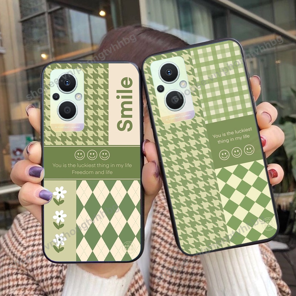 Ốp lưng Oppo Reno7 /  Reno 7Z 5G / Reno 7 trái tim gấu thể thao , smile mặt cười cực cute