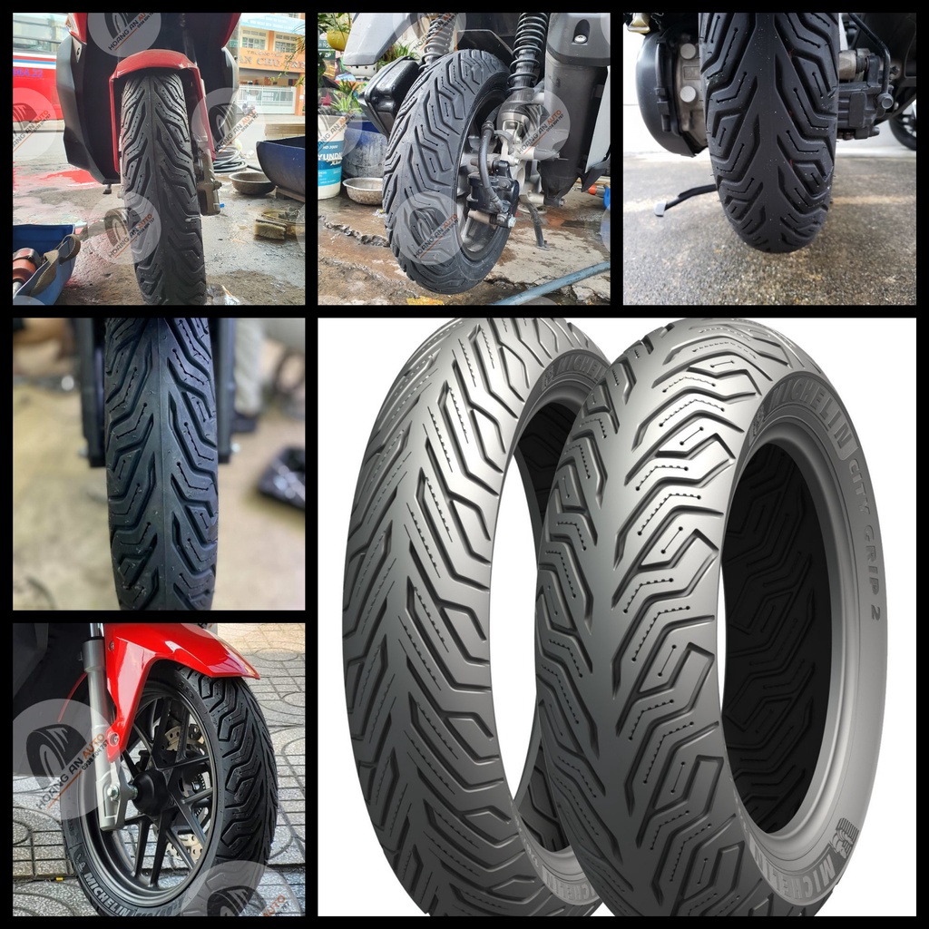 Vỏ lốp xe Michelin City Grip 2 hàng Châu Âu cho tay ga: Honda SH, ADV, NVX, Vespa, PCX... vỏ ko ruột - giá 1 cái