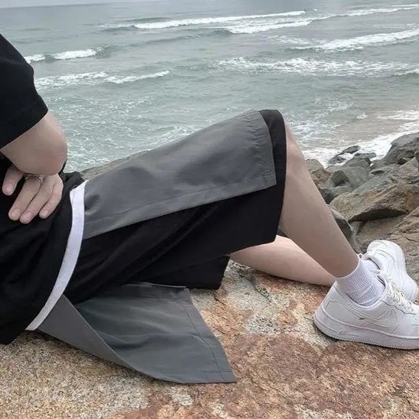 Quần short phối màu thời trang năng động cho nam