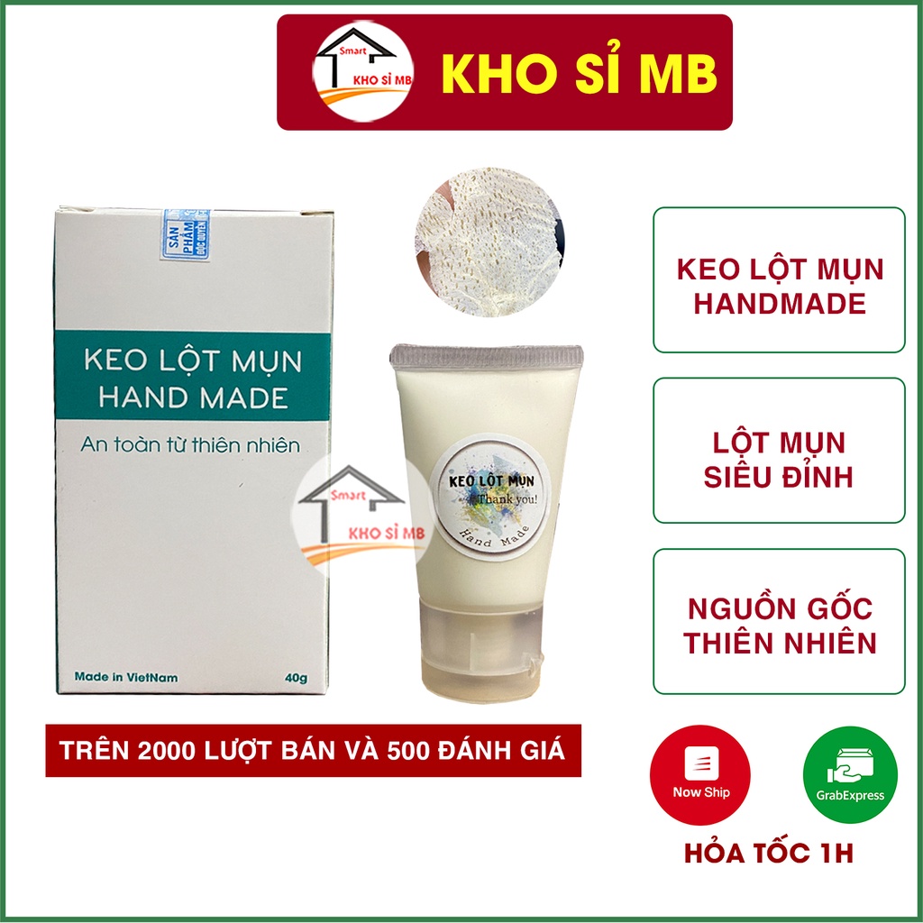 Keo lột mụn đầu đen dạng gel miếng dán lột mụn mũi handmade làm sạch sâu hỗ trợ giảm mụn cho vùng mũi