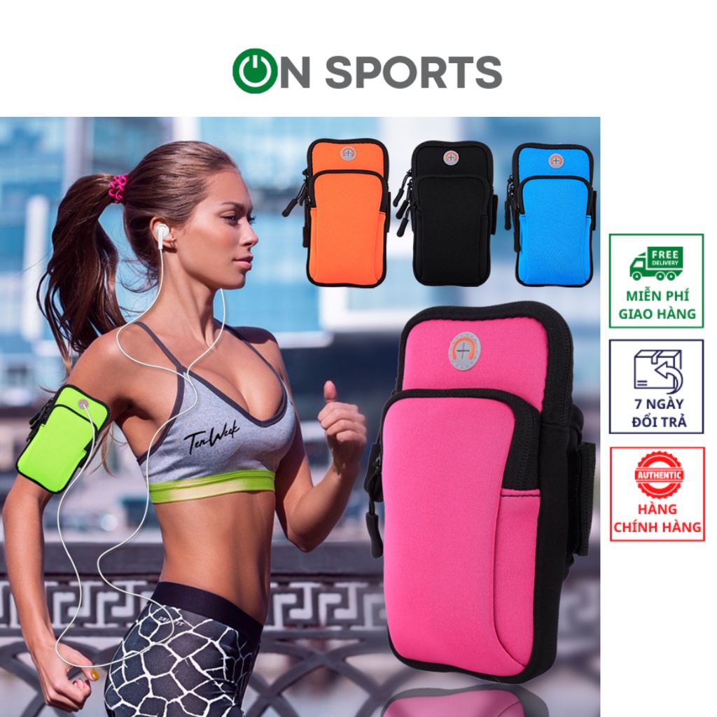 Đai chạy bộ, túi đựng điện thoại đeo cánh tay Siêu Nhẹ, Chống Nước