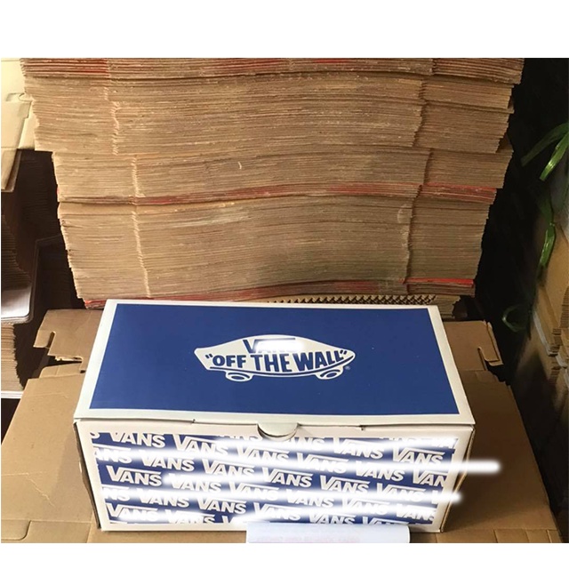 Hộp Giày Van.s Xanh, Van Đỏ, Box Đựng Giày