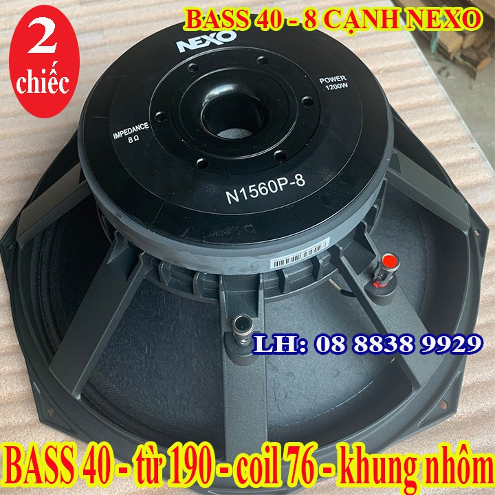 CẶP BASS 40 NEXO TỪ 190 COIL 76 HÀNG NHẬP CAO CẤP - GIÁ 2 LOA