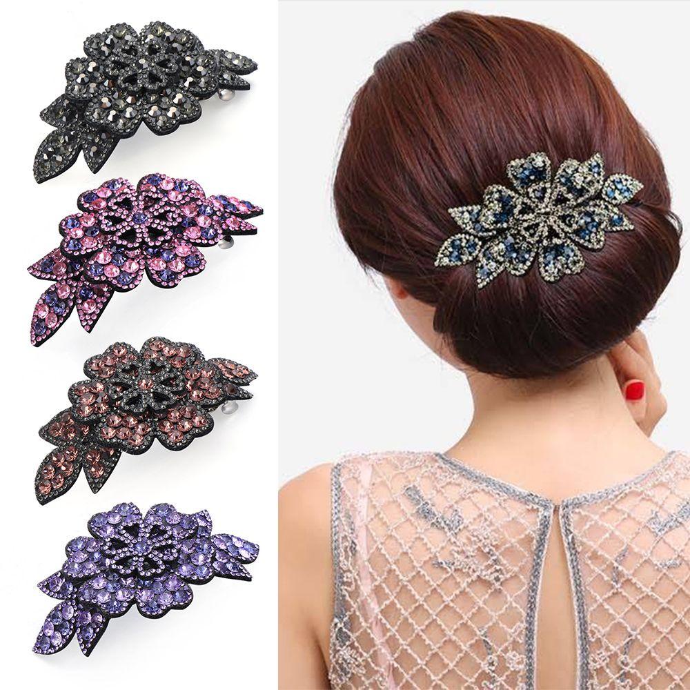 ROWANS Kẹp TóC ĐíNh Kim Cương Giả NhiềU MàU ThờI Trang Cho Nữ