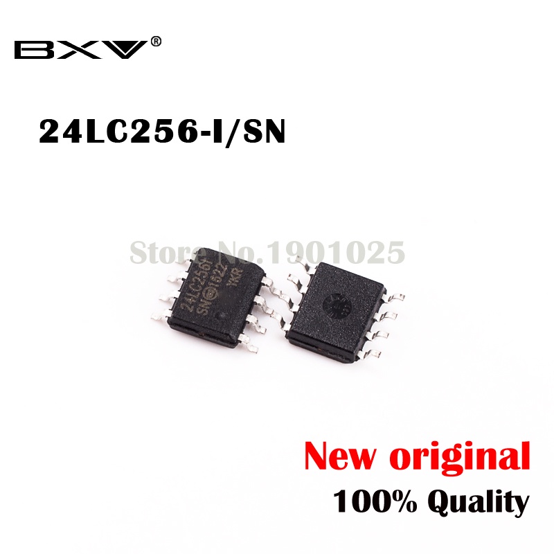 10 CÁI / lô 24LC256-I / SN SOP8 24LC256 SMD mới