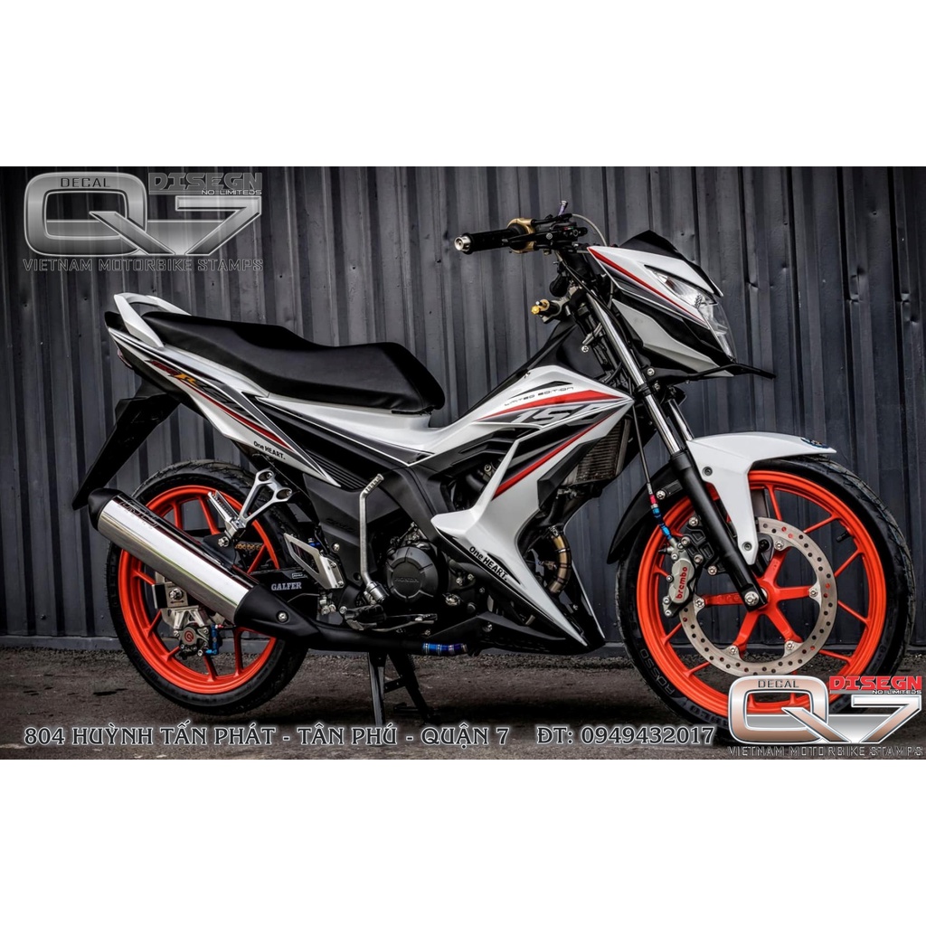 Tem Rời SONIC 150 Trắng - decalq7