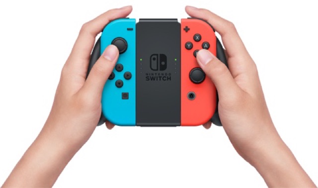 Grip joycon tay cầm Nintendo Switch joycon đế sạc joycon charging grip nintendo switch oled v1 v2 sạc tay Joycon Pro SW