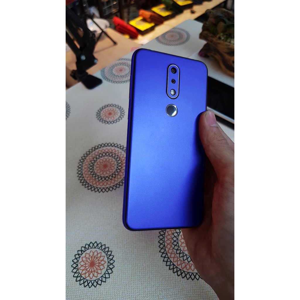 skin dán Nokia 6.1 plus , nokia X6 Full lưng + 4 cạnh viền