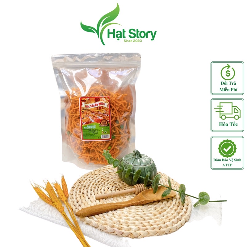 1kg Bim Bim Tăm Que Mix Đậu Hà Lan, Bim Bim Que Thái Giòn Ngon