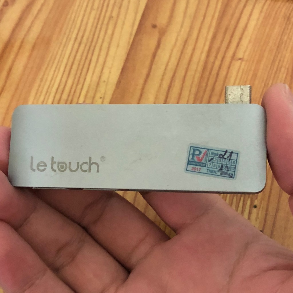 Hub USB-C Letouch 5 trong 1 cũ, màu xám