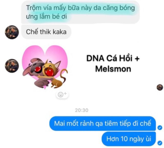 Combo DNA Cá Hồi Placentex và Melmon ( lăn kim )