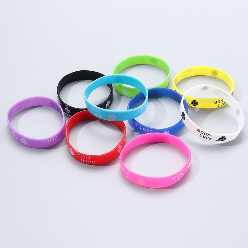 Vòng Đeo Tay Silicone Co Giãn Dành Cho Nam Và Nữ