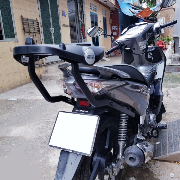 Baga Givi HRV Wave Dash 110(13-16)/125 chính hãng cho xe chịu lực cao bao gồm đế gắn thùng
