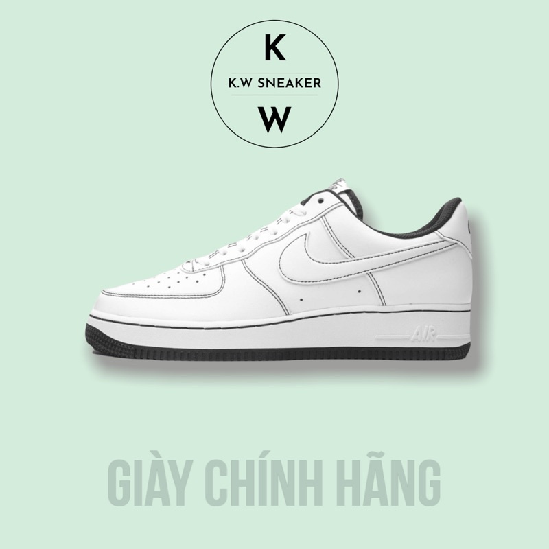 (Giày AUTH) Giày Air Force 1 Black Swoosh nhiều mẫu chính hãng