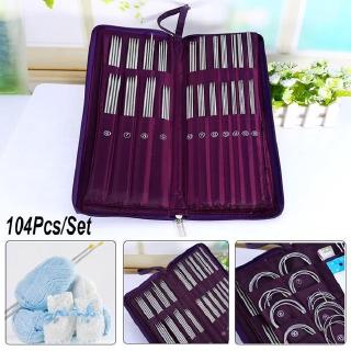 Bộ kim móc len 104 món chuyên dụng