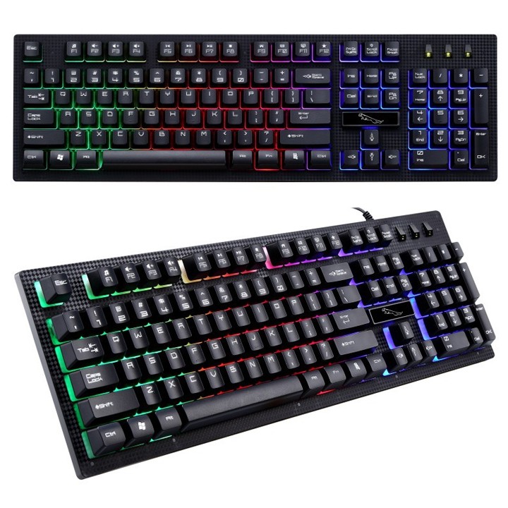 BÀN PHÍM G20 GAME LED 7 MÀU + Tặng lót chuột Logitech