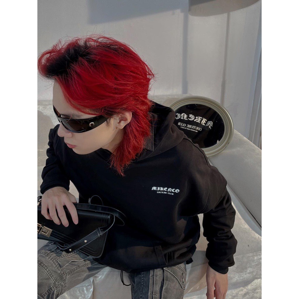 Áo Hoodie MIKENCO Mũ Trùm Form Unisex Nam Nữ Chất Vải Nỉ Bông Cao Cấp