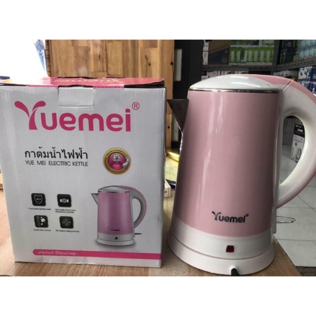 Ấm đun siêu tốc Yuemei 1,8l [chính hãng Thái Lan].Bảo hành 12 tháng