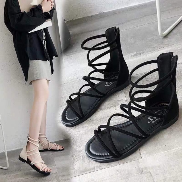 DÉP SANDAL CHIẾN BINH KHOÁ SAU DÂY ĐAN CHÉO ĐI HỌC ĐI CHƠI SIÊU HOT THỜI TRANG NỮ