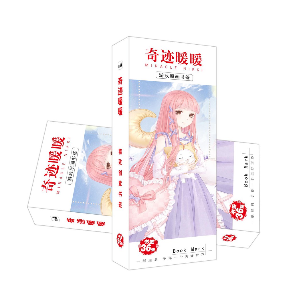 Hộp ảnh Bookmark Ngôi sao thời trang Miracle Nikki đánh dấu sách kẹp sách