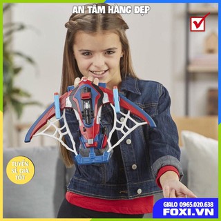 Bộ đồ chơi nỏ đeo cung tên siêu anh hùng người nhện-hàng Việt Nam xuất khẩu cao cấp-Thương hiệu Hasbro