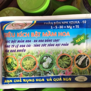 SIÊU KÍCH BẬT MẦM HOA DÙNG CHO MỌI LOẠI CÂY TRỒNG