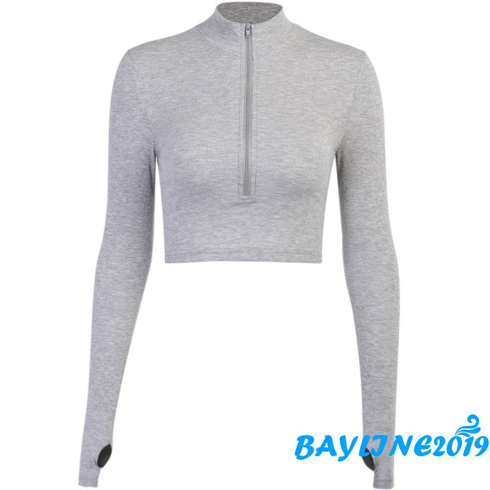 Áo Nữ Tay Dài Có Dây Kéo Thời Trang Siêu Quyến Rũ