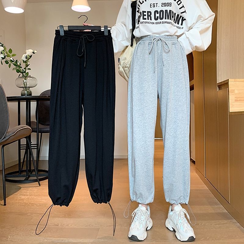 B&amp;G Quần Thể Thao Dây Rút Ống Rộng  Cho Nữ quần tây nữ JL-YDK-05