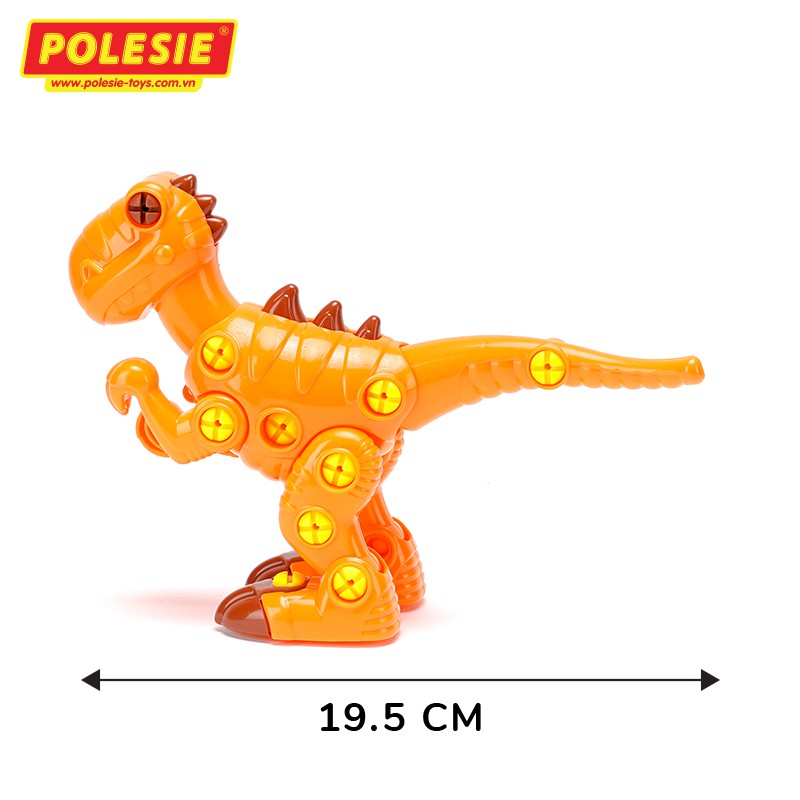 Bộ Đồ Chơi Lắp Ráp Khủng Long Bạo Chúa Tyrannosaurus 40 Chi Tiết – Polesie Toys