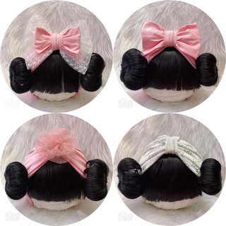 Mũ turban gắn tóc giả cực chất