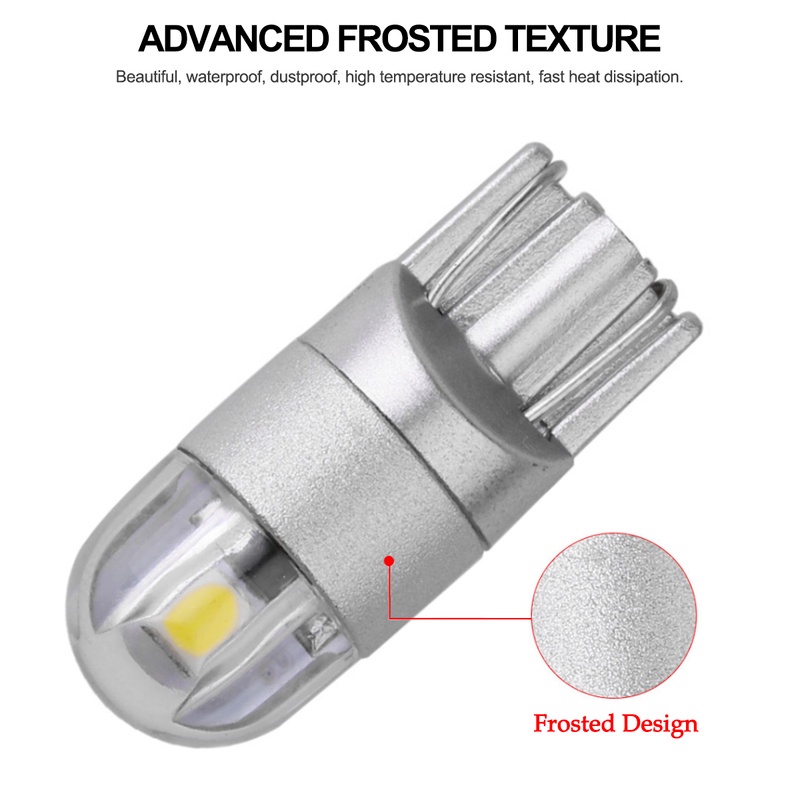4 Bóng Đèn LED T10 3030 2SMD Cho Xe Hơi