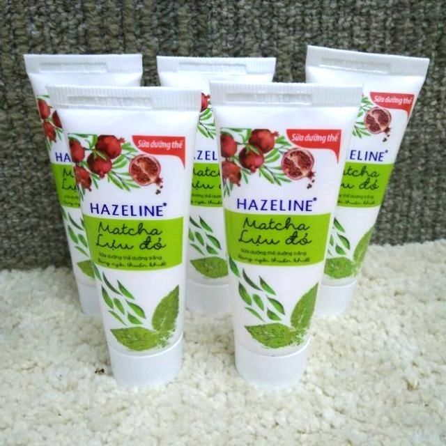 Sữa rửa HAZELINE matcha lựu đỏ
