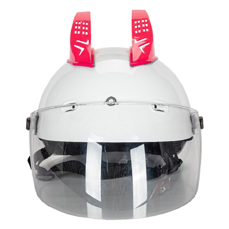 Set 2 Miếng Dán Trang Trí Nón Bảo Hiểm Xe Máy Hình Chiếc Sừng Dễ Thương