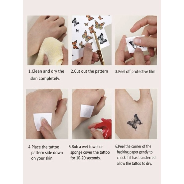 Hình xăm flash tattoo - metallic tattoo