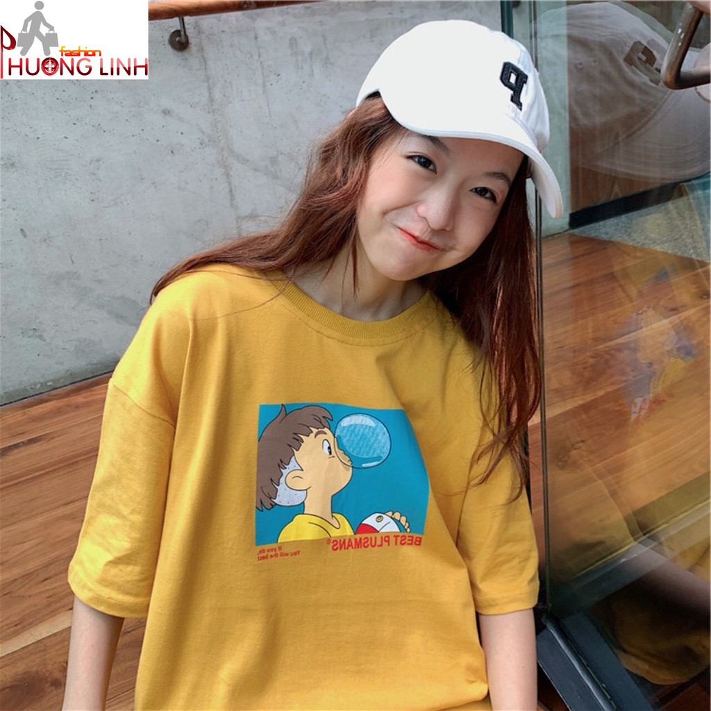 Áo thun unisex form rộng tay lỡ - T shirt made in VietNam - Thời Trang Phương Ling - ms 120520201007