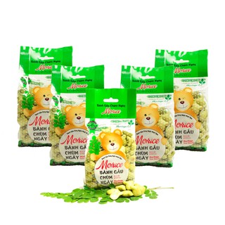 Combo 5 Gói Bánh gấu chùm ngây Morice nhân kem