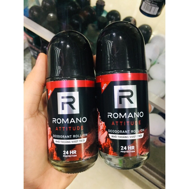 Lăn Khử Mùi Romano Attitude 50ml ( màu đỏ)