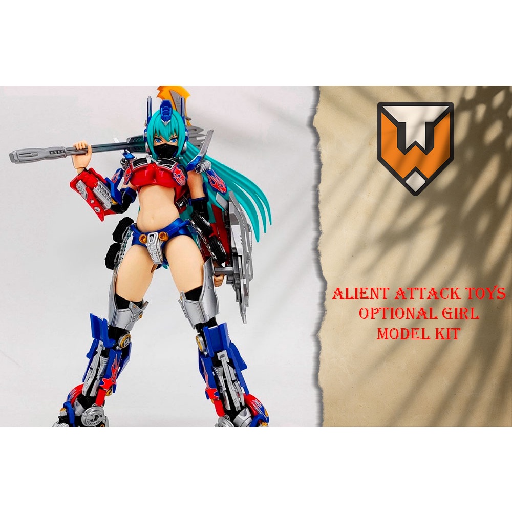 Mô hình Alient Attack Toys AAT Optional Girl Model Kit