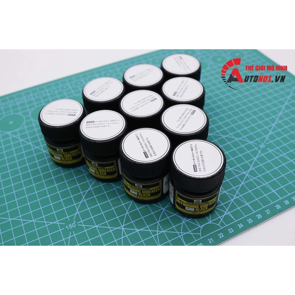 Lacquer sơn lót mô hình màu đen - trắng - xám hạt 1500 Sf288 - Sf289 - Sf291- Sf292 Mr.Hobby