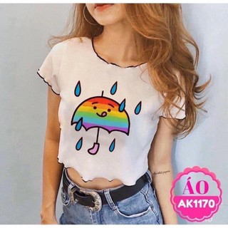 Áo croptop hình cổ viền