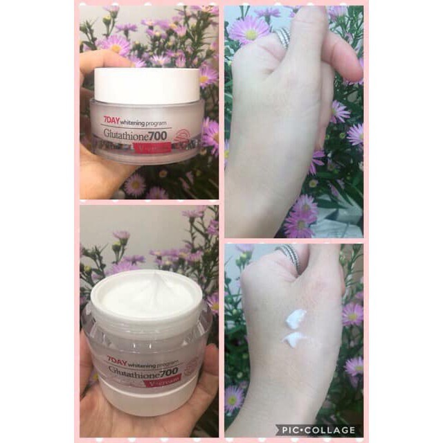 KEM DƯỠNG TRẮNG 7DAYS WHITENING GLUTATHIONE
