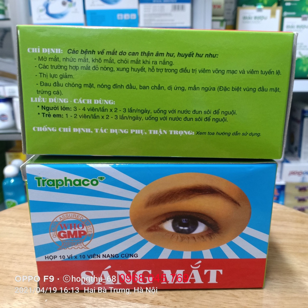 Viên uống SÁNG MẮT Traphaco