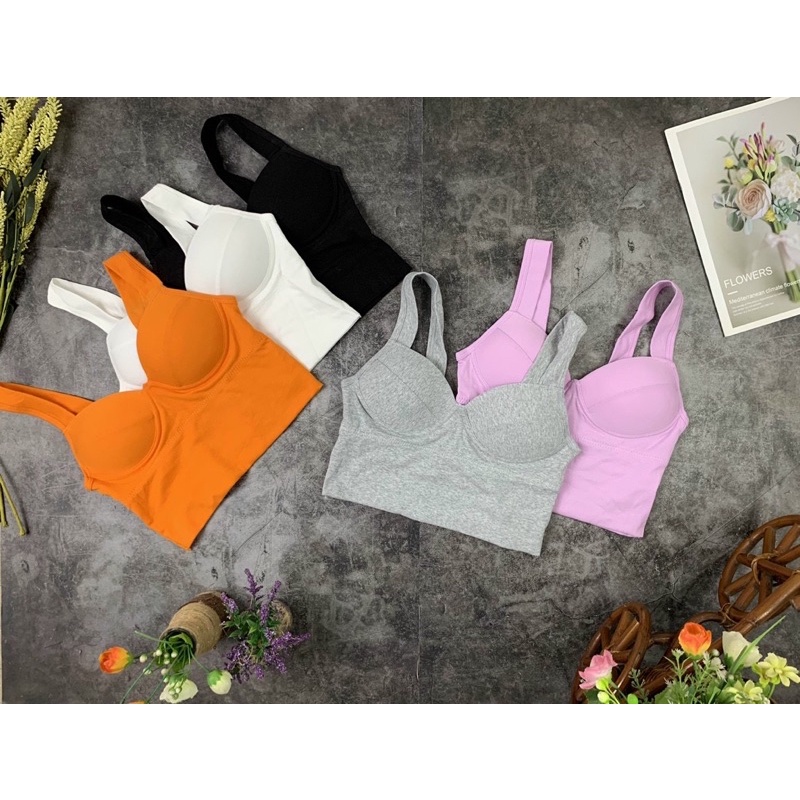 ÁO CROPTOP MÚT ĐÚC VẢI COTTON