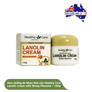 Kem Nhau thai cừu Healthy Care Lanolin Placenta - 100g