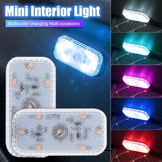 Đèn led đọc sách mini cảm ứng nhiều màu sắc có thể sạc lại bằng cổng usb dành cho ô tô mới