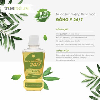 Nước súc miệng thảo mộc Đông Y 24/7